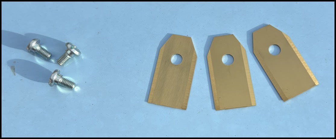 ブレード3枚、ネジ3本